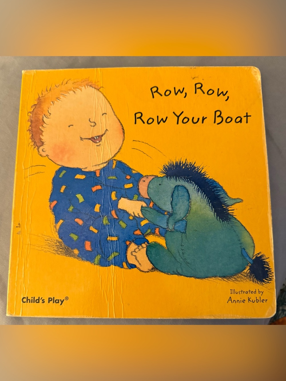 Row, Row, Row Your Boat Board Book Illustrated by Annie Kubler